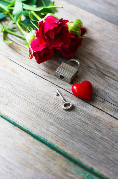 Valentinstag im Vintage-Stil — Stockfoto