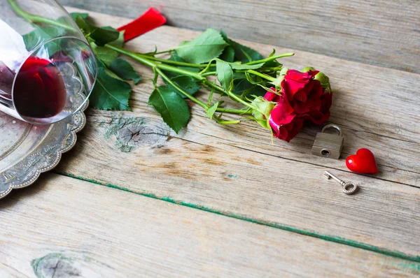 День Святого Валентина в винтажном стиле — стоковое фото