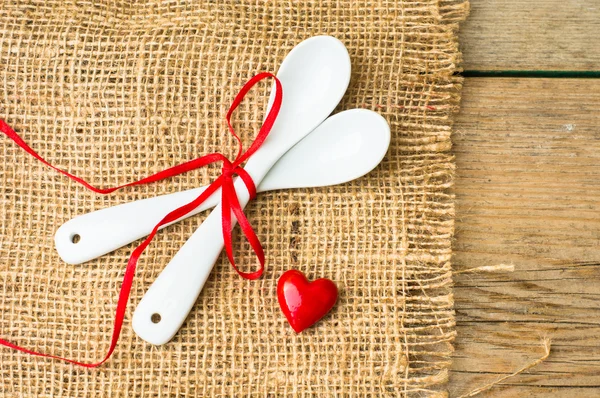 Saint Valentines day in vintage style — Stock Photo, Image