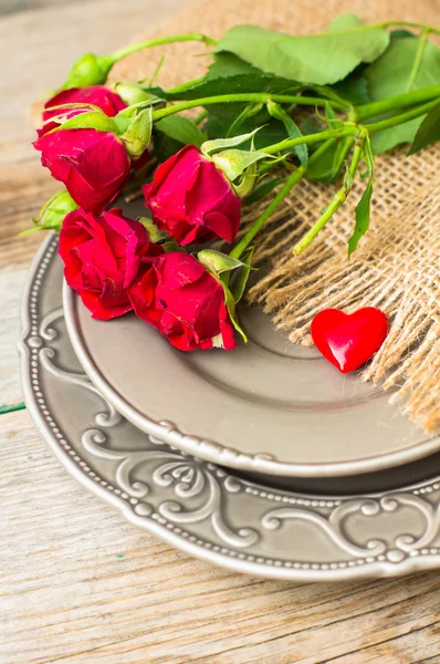 Saint Valentines day in vintage style — Stock Photo, Image