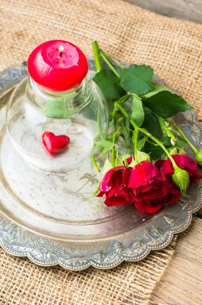 Dia de São Valentim em estilo vintage — Fotografia de Stock