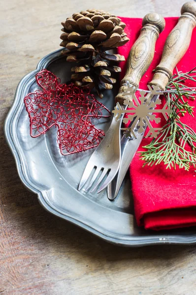 Navidad ajuste de tabla de tiempo — Foto de Stock