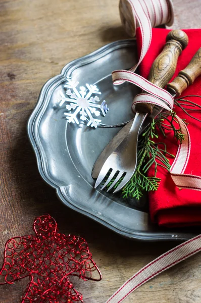 Navidad ajuste de tabla de tiempo — Foto de Stock