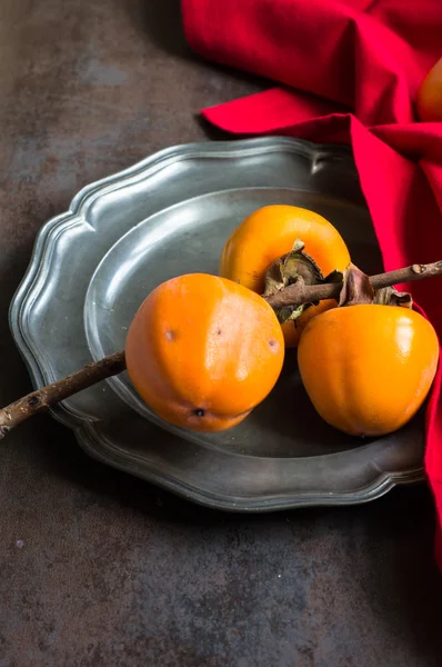 Owoce dojrzałe persimmons — Zdjęcie stockowe