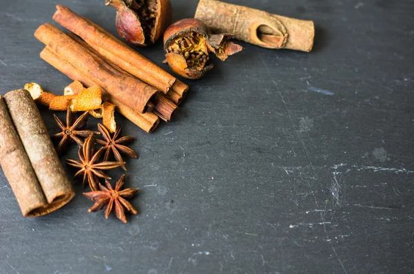 Christmas time spices — Stock Photo, Image