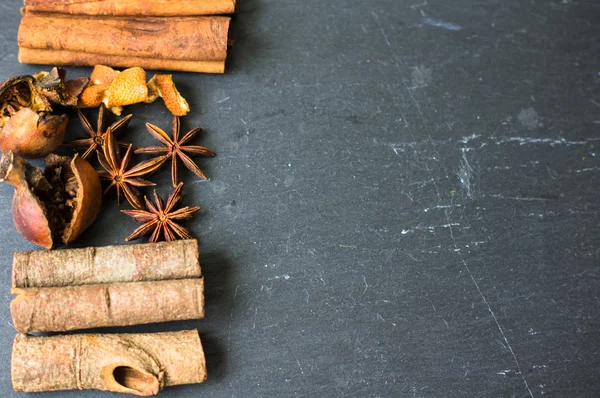 Christmas time spices — Stock Photo, Image