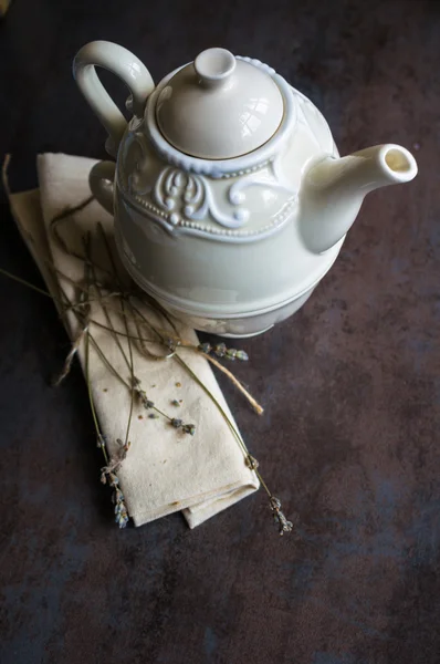 Pot à thé Vintage — Photo
