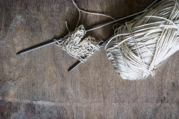 Gereedschap voor het breien — Stockfoto