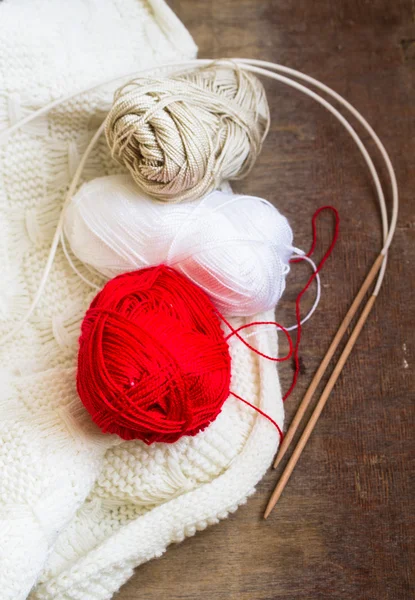 Tools for knitting — Stock Photo, Image