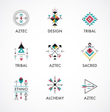 Ezoterik, Alchemy, kutsal geometri, kabile ve Aztek, kutsal geometri, gizemli şekiller, simgeler