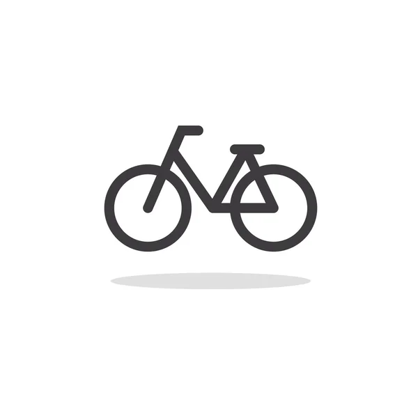 Icono de bicicleta y símbolo — Archivo Imágenes Vectoriales