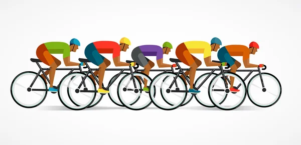 自行车骑上自行车、 矢量图和海报 — 图库矢量图片