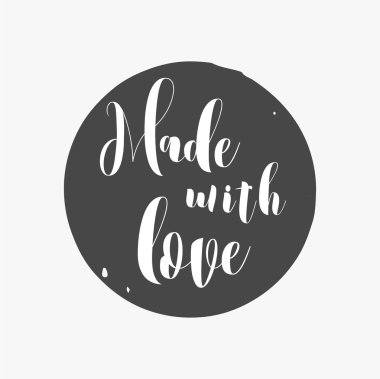 elle çizilmiş, el işi, el yapımı damgası ve mürekkep lekesi durty doku şekli ile