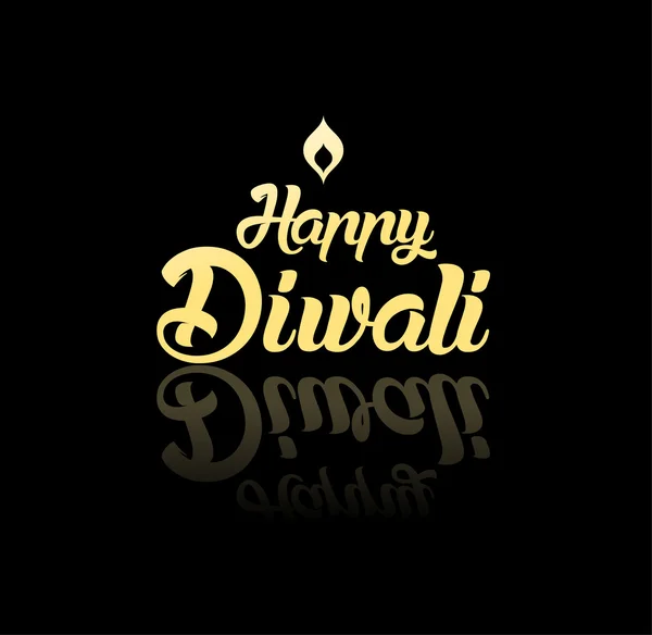 Happy Diwali greeting card for Hindu community, Indian festival — Stock Vector