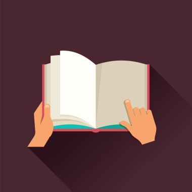 Açık kitap konsept tasarımı