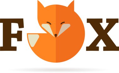 Fox simgesi, illüstrasyon ve öğe