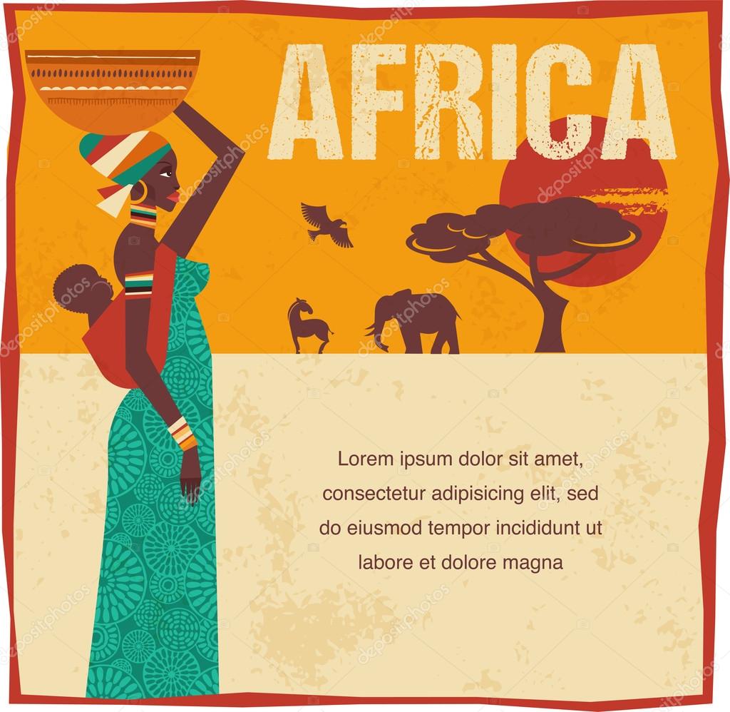 Africa infographics and background — Stock Vector © marish 71873121