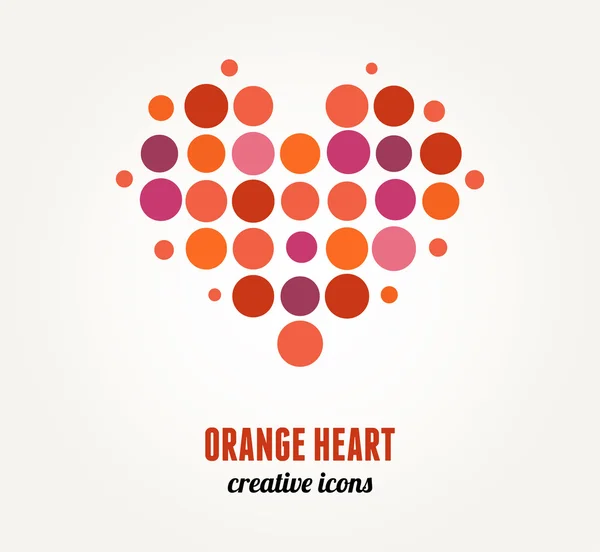 Coeur rouge vecteur — Image vectorielle