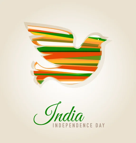 Giorno di indipendenza dell'India — Vettoriale Stock