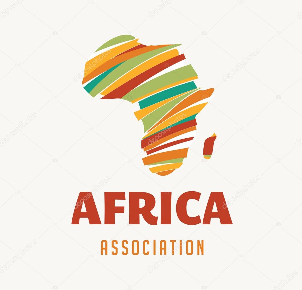 Africa map icon