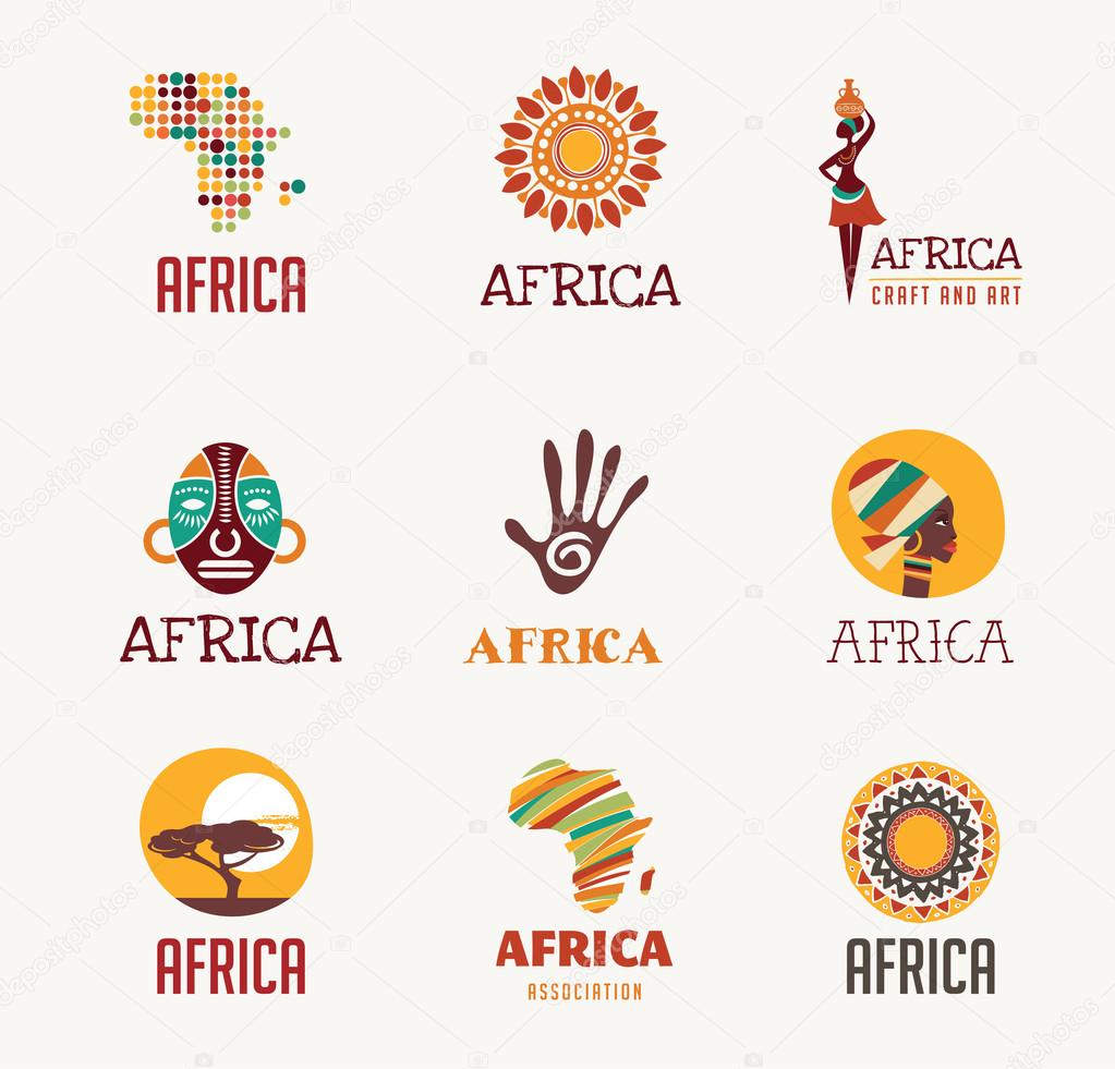 Africa and Safari elements and icons