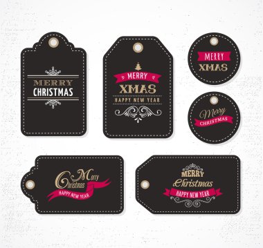 Christmas Sale, Gift Tags and labels clipart