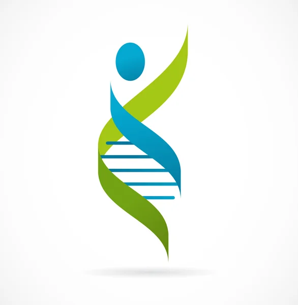 Man genetische symbool — Stockvector