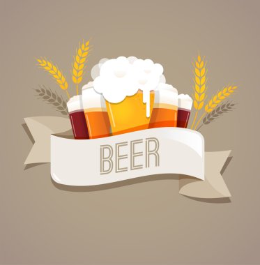 Bira Festivali, olay poster, menü ve arka plan