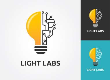 Light bulb - idea, creative, technology icons clipart