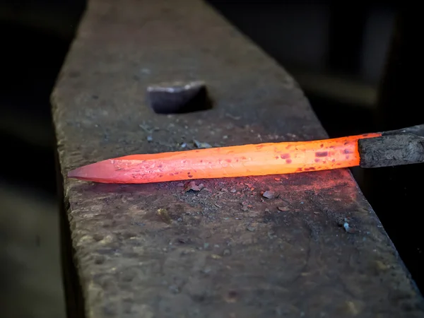 Aço forjado a quente — Fotografia de Stock