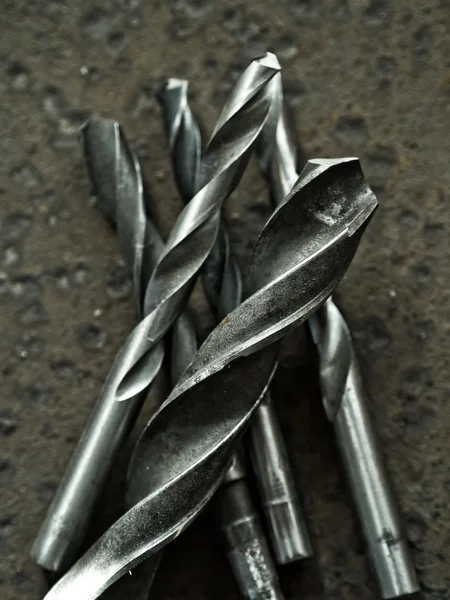 Old drill bits — Stock Photo, Image