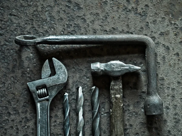 Oude tools — Stockfoto