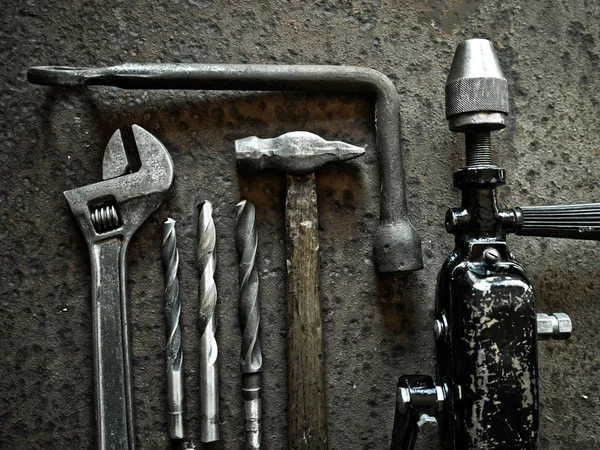 Oude tools — Stockfoto