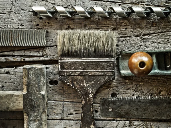 Oude tools — Stockfoto