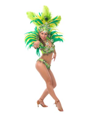 Samba dancer clipart