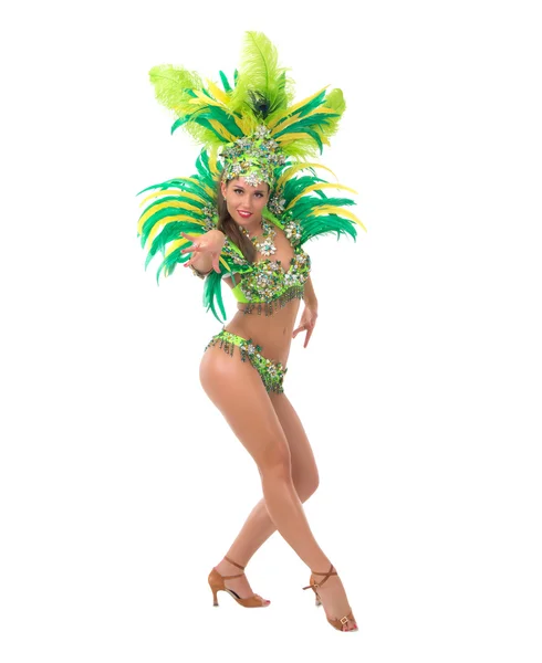 Samba dancer — Stock Photo, Image