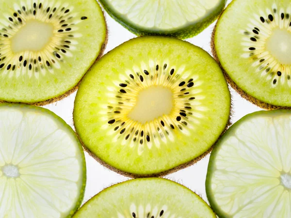 Lime and kiwi — Stock Photo, Image