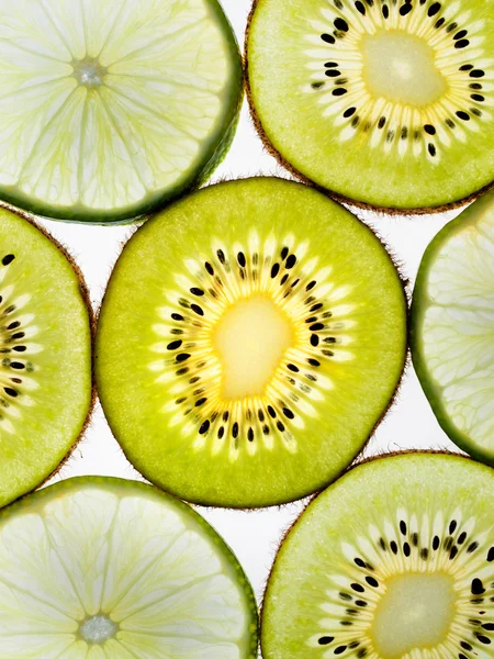 Lime and kiwi — Stock Photo, Image