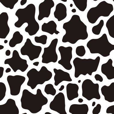Cow pattern background clipart
