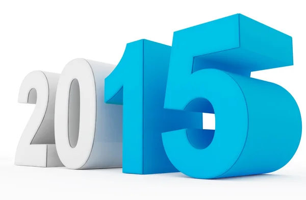 Year 2015 count — Stock Photo, Image