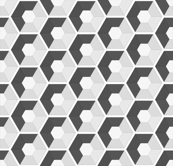 Vector hexagonal fondo sin costura — Archivo Imágenes Vectoriales