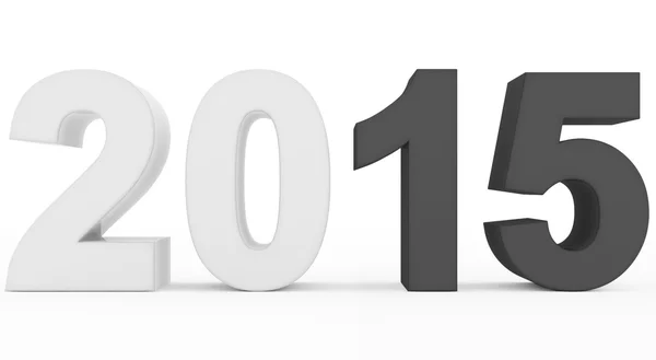 Year 2015 count — Stock Photo, Image