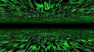 matris enerjik siber uçan 3d -