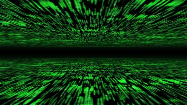 matris enerjik siber uçan 3d -