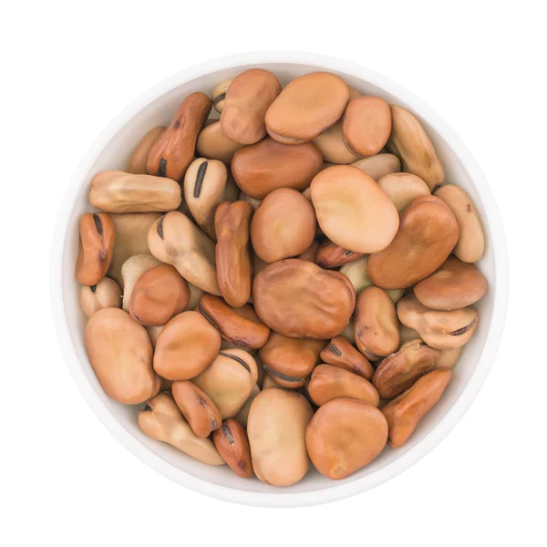 Bowl of broad bean — Stock Photo, Image