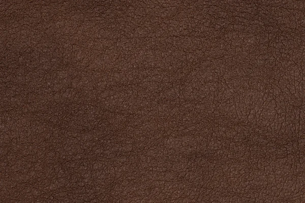 Dark brown leather texture closeup can be used as background. — Stock Photo, Image