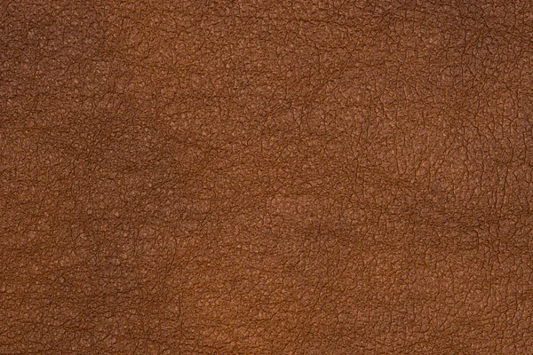 Textura de cuero marrón natural — Foto de Stock