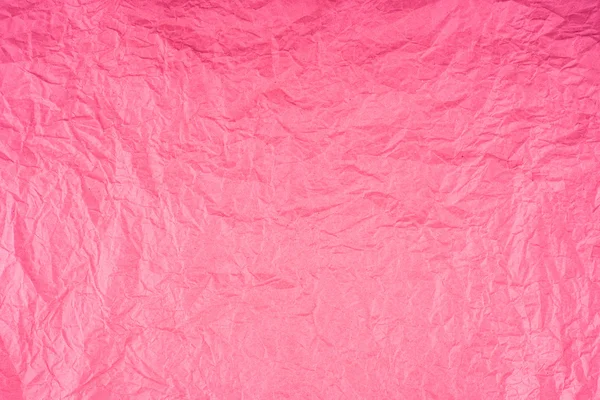 Морщинистая текстура розовой бумаги — стоковое фото