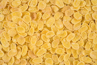 Mısır gevreği yakın çekim. 