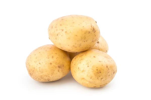 Нова картопля ізольована на білому тлі . — стокове фото